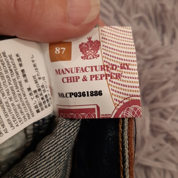 Chip and Pepper Sweetheart - Frog Creek Jeans Size 27 NWT - Picture 5 of 16